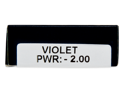 TopVue Daily Color - Violet - dioptrické denné (2 šošovky) - Náhľad parametrov šošoviek