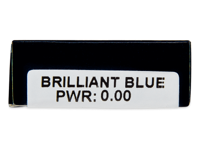 TopVue Daily Color - Brilliant Blue - nedioptrické denné (2 šošovky) - Náhľad parametrov šošoviek