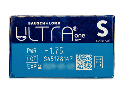 Bausch + Lomb ULTRA One Day (30 šošoviek) - Náhľad parametrov šošoviek