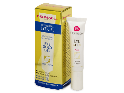 Dermacol očný gél na unavené oči Eye gold 15 ml 