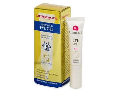 Dermacol očný gél na unavené oči Eye gold 15 ml