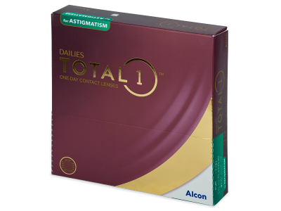 Dailies TOTAL1 for Astigmatism (90 šošoviek) - Tórické kontaktné šošovky