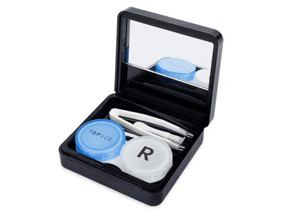 Cestovná sada so zrkadielkom TopVue – sieťový vzor 