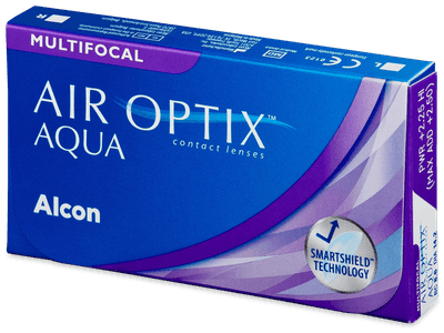 Air Optix Aqua Multifocal (3 šošovky) - Multifokálne kontaktné šošovky