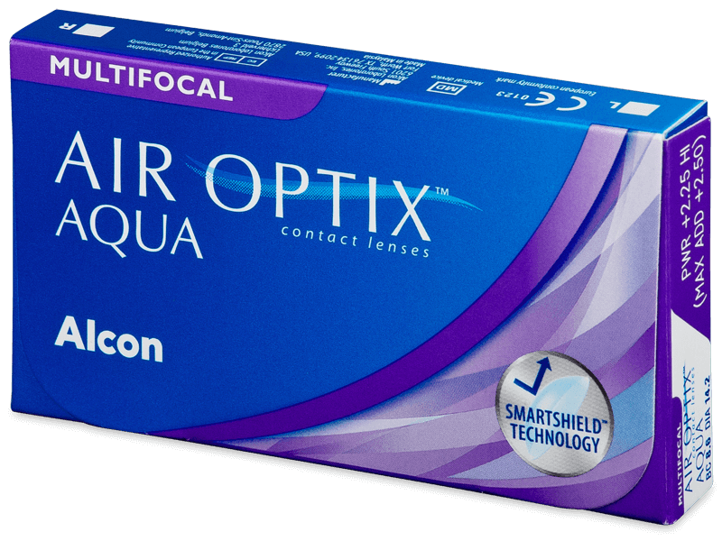 Air Optix Aqua Multifocal (3 šošovky) - Multifokálne kontaktné šošovky
