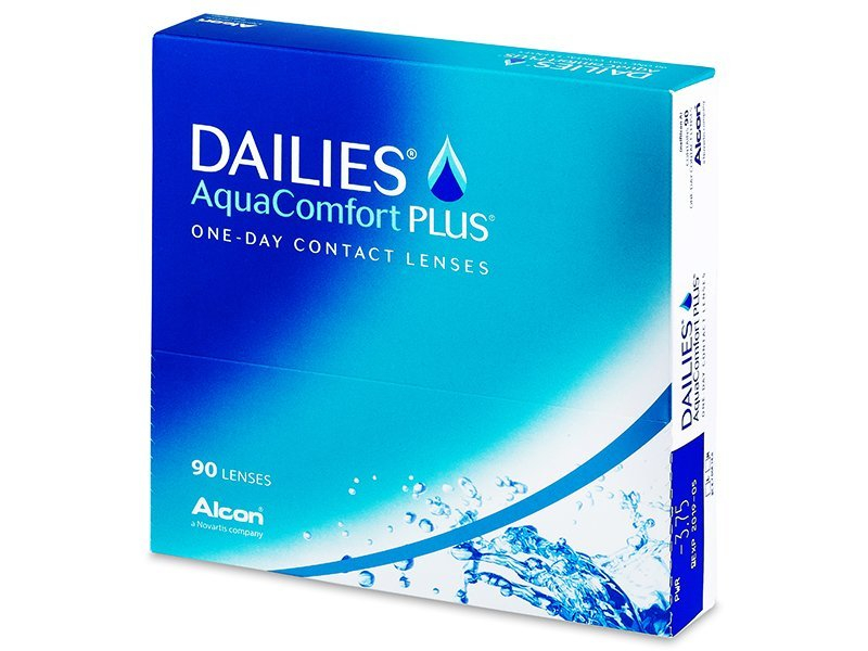 Dailies AquaComfort Plus (90 šošoviek) - Jednodenné kontaktné šošovky