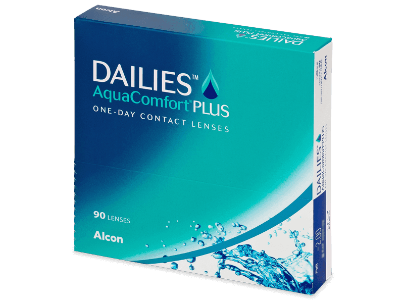 Dailies AquaComfort Plus (90 šošoviek) - Jednodenné kontaktné šošovky