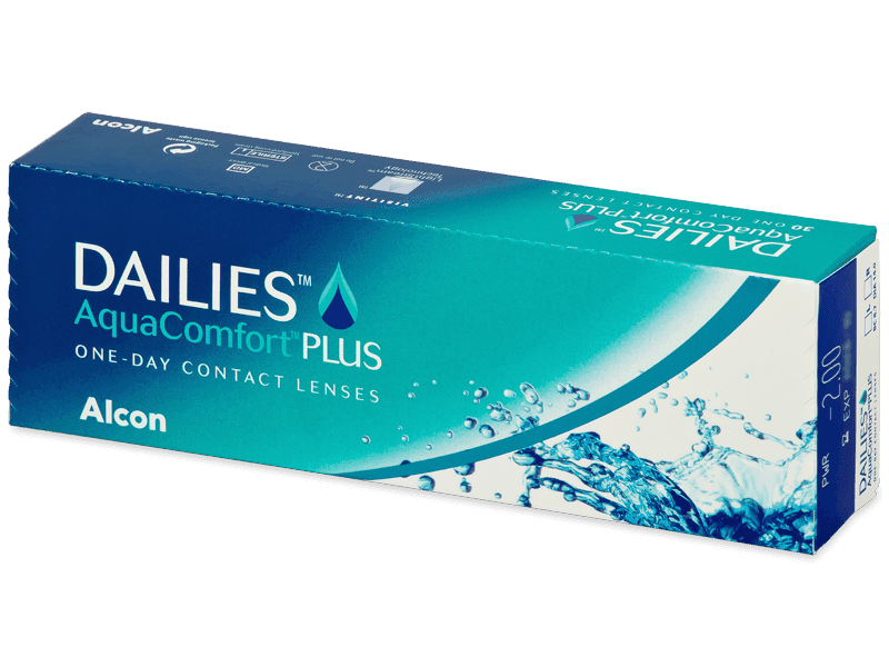 Dailies AquaComfort Plus (30 šošoviek) - Jednodenné kontaktné šošovky