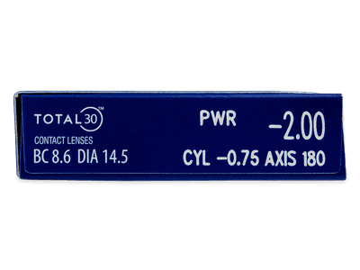 TOTAL30 for Astigmatism (6 šošoviek) - Produkt je dostupný taktiež v tejto variante balenia