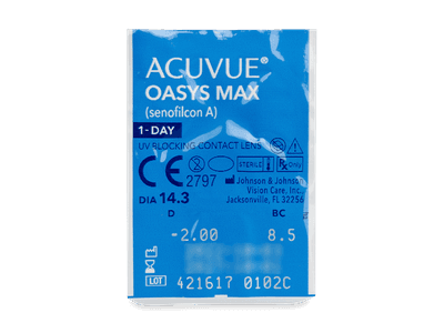 Acuvue Oasys Max 1-Day (30 šošoviek) - Vzhľad blistra so šošovkou