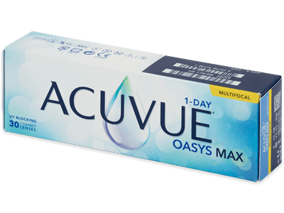 Acuvue Oasys Max 1-Day Multifocal (30 šošoviek) - Multifokálne kontaktné šošovky