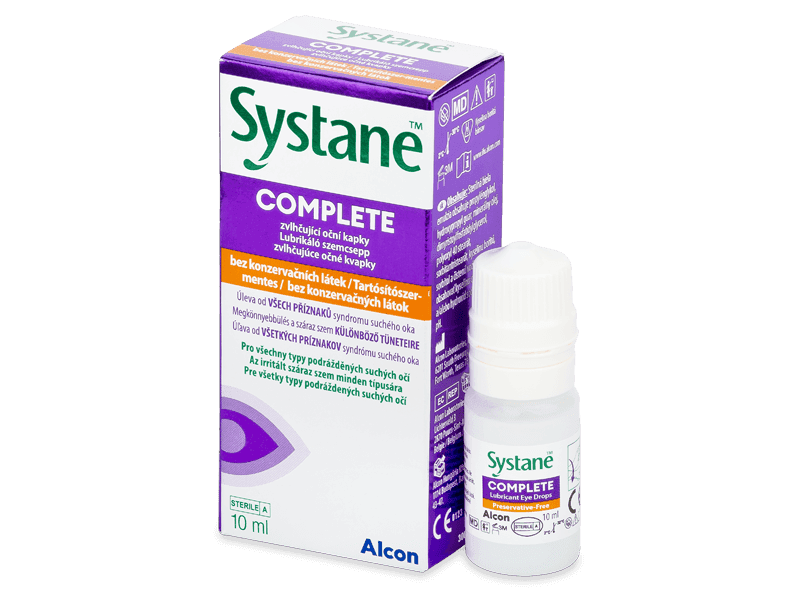 Očné kvapky Systane COMPLETE bez konzervantov 10 ml - Očné kvapky