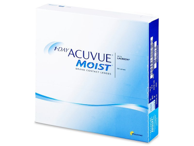 1 Day Acuvue Moist (90 šošoviek) - Jednodenné kontaktné šošovky