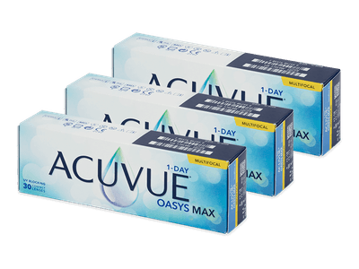 Acuvue Oasys Max 1-Day Multifocal (90 šošoviek) - Multifokálne kontaktné šošovky