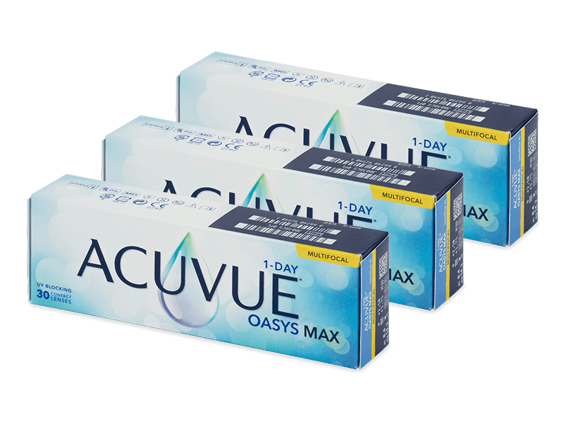 Acuvue Oasys Max 1-Day Multifocal (90 šošoviek) - Multifokálne kontaktné šošovky