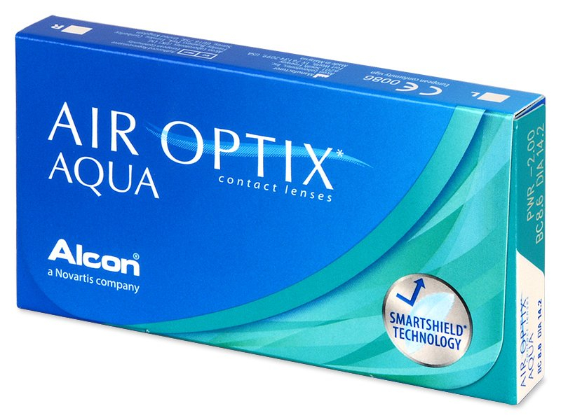 Air Optix Aqua (6 šošoviek) - Mesačné kontaktné šošovky