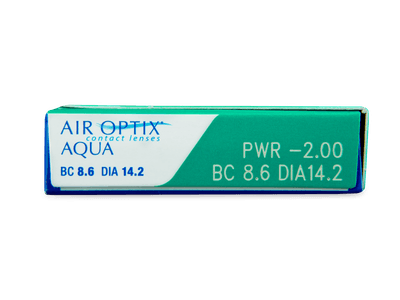 Air Optix Aqua (6 šošoviek) - Náhľad parametrov šošoviek