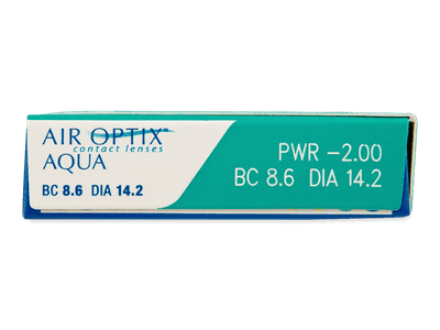 Air Optix Aqua (6 šošoviek) - Náhľad parametrov šošoviek
