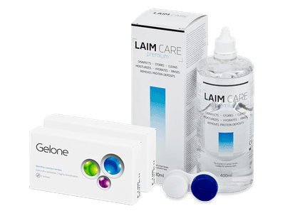 Gelone Monthly (6 šošoviek) + roztok Laim Care 400 ml