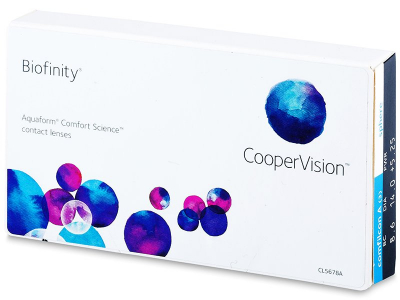Biofinity (3 šošovky) - Mesačné kontaktné šošovky