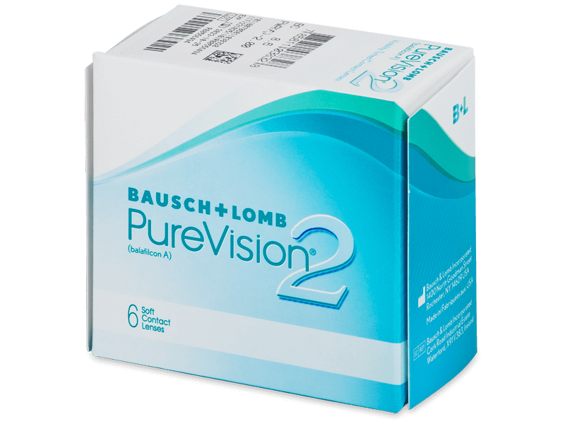 PureVision 2 (6 šošoviek) - Mesačné kontaktné šošovky