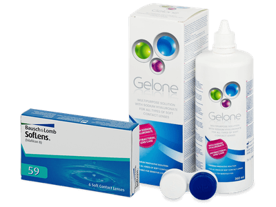 SofLens 59 (6 šošoviek) + Gelone 360 ml